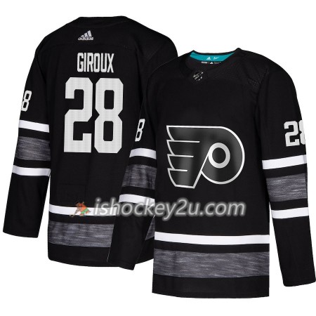 Mænd NHL Philadelphia Flyers Trøje Claude Giroux 28 Sort 2019 All-Star Adidas Authentic